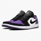 Kicksonfire Jordan 1 Low Court Purple White/Black/Court Purple 553558-125