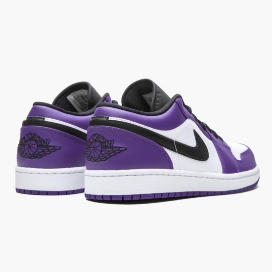 Kicksonfire Jordan 1 Retro Low Court Purple Court Purple/Black White 553558-500