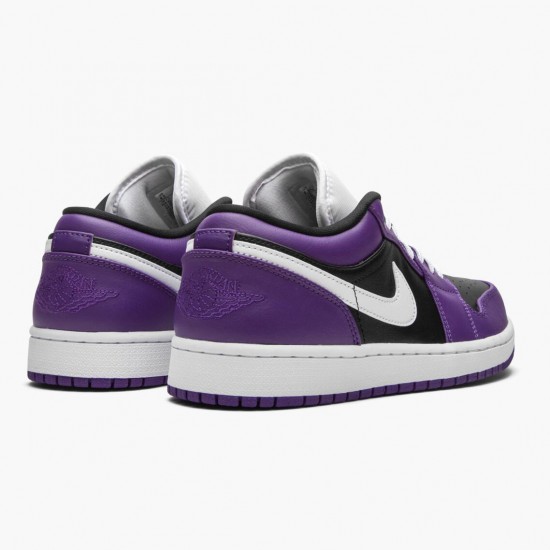 Kicksonfire Jordan 1 Retro Low Court Purple Court Purple/White-Black 553558-501