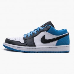 Kicksonfire Jordan 1 Retro Low Laser Blue Black/Black Laser/Blue White CK3022-004