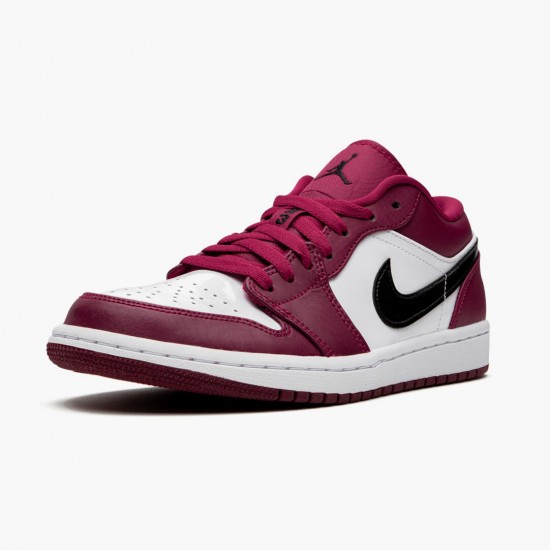 Kicksonfire Jordan 1 Retro Low Noble Red Noble Red/Black White 553558-604