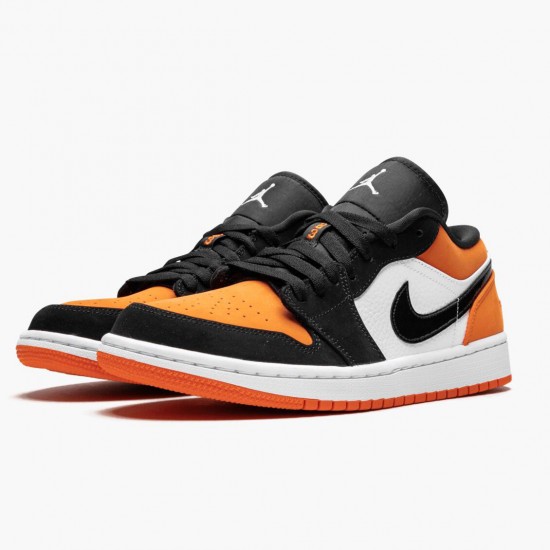 Kicksonfire Jordan 1 Retro Low Shattered Backboard Black/White Starfish 553558-128