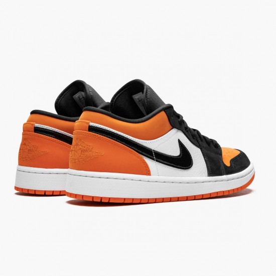 Kicksonfire Jordan 1 Retro Low Shattered Backboard Black/White Starfish 553558-128