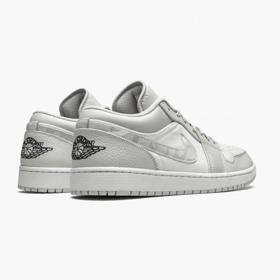 Kicksonfire Jordan 1 Retro Low White Camo White/Photon Dust Grey Fog DC9036-100