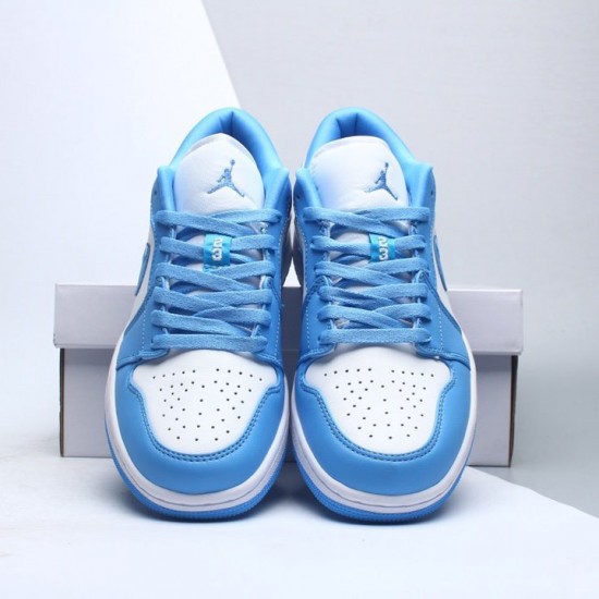 Kicksonfire Jordan 1 Low UNC University Blue/White  AO9944-441