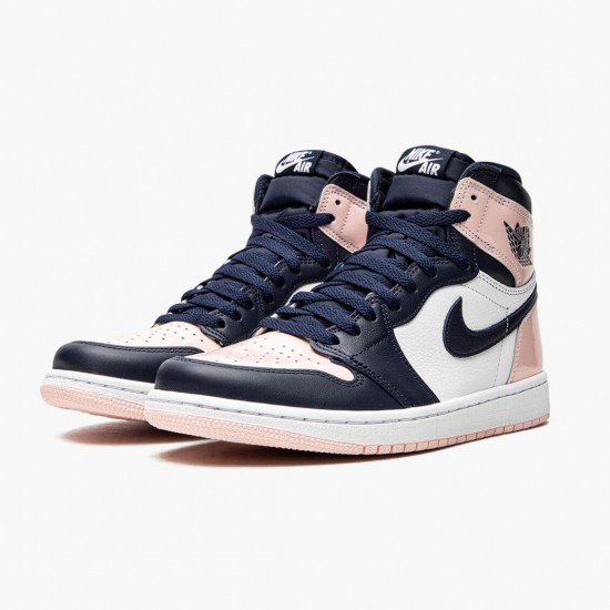 Kicksonfire Jordan 1 High OG Bubble Gum Atmosphere/White-Laser Pink-Obsidian DD9335-641