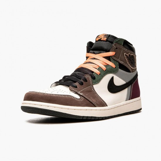 Kicksonfire Jordan 1 High OG Hand Crafted Black/Archaeo Brown-Dark Chocolate DH3097-001