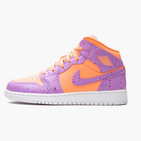 Kicksonfire Jordan 1 Mid SE Atomic Pulse Orange Pulse/Atomic Violet  AV5174-800