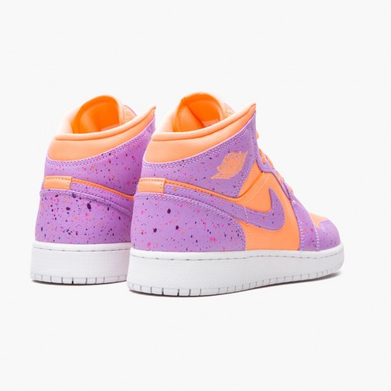 Kicksonfire Jordan 1 Mid SE Atomic Pulse Orange Pulse/Atomic Violet  AV5174-800