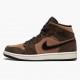 Kicksonfire Jordan 1 Mid SE Dark Chocolate Dark Chocolate/Archaeo Brown/Black/Crimson Bliss DC7294-200