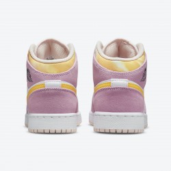 Kicksonfire Jordan 1 Mid SE GS Arctic Pink Light Arctic Pink/University Gold/White DC9517-600