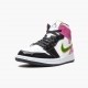 Kicksonfire Jordan 1 Mid White Black Cyber Pink  White/Black/Cyber Pink CZ9834-100