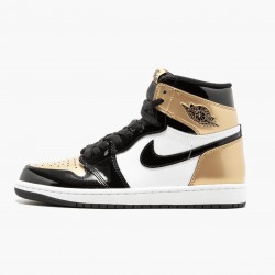 Kicksonfire Jordan 1 Retro Gold Toe Black/Metallic Gold/Summit Whi 861428-007