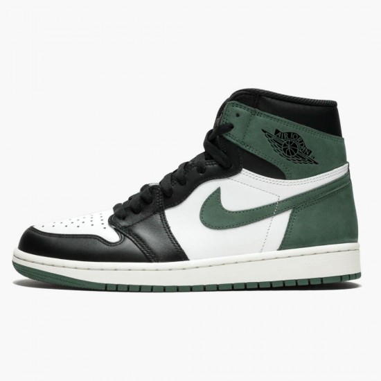 Kicksonfire Jordan 1 Retro High Clay Green Summit White/Clay Green-Black 555088-135