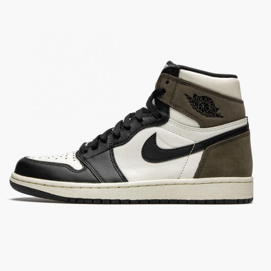 Kicksonfire Jordan 1 Retro High Dark Mocha Sail/Dark Mocha Black/Black 555088-105