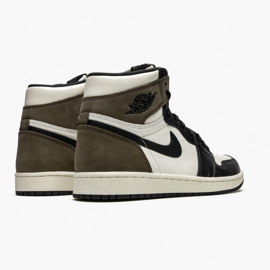 Kicksonfire Jordan 1 Retro High Dark Mocha Sail/Dark Mocha Black/Black 555088-105