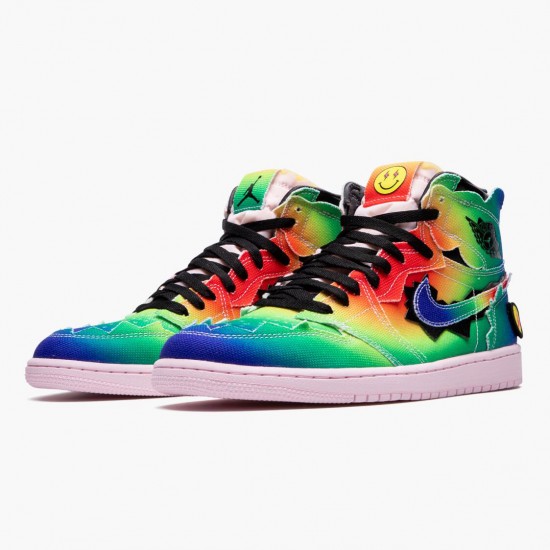 Kicksonfire Jordan 1 Retro High J Balvin Multi Color/Black/Pink FoamMu DC3481-900