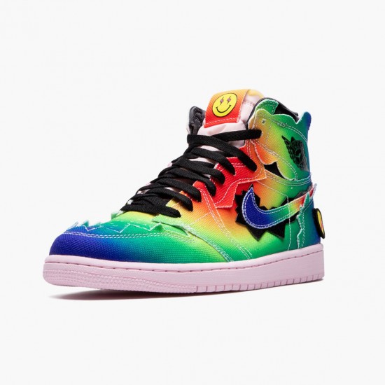 Kicksonfire Jordan 1 Retro High J Balvin Multi Color/Black/Pink FoamMu DC3481-900