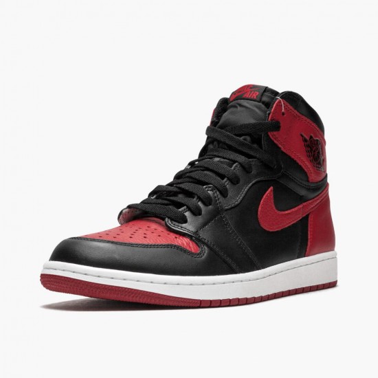 Kicksonfire Jordan 1 Retro High OG Banned Bred Black/Varsity Red-White 555088-001