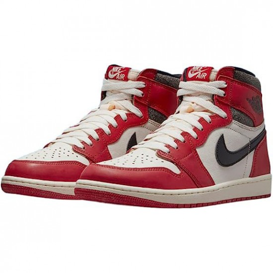 Kicksonfire Jordan 1 Retro High OG Chicago Lost and Found  Varsity Red/Black-Sail-Muslin DZ5485-612