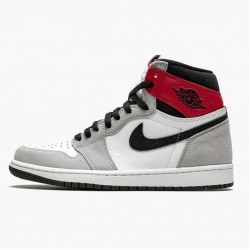 Kicksonfire Jordan 1 Retro High OG Light Smoke Grey White/Black/Light Smoke Grey V  555088-126