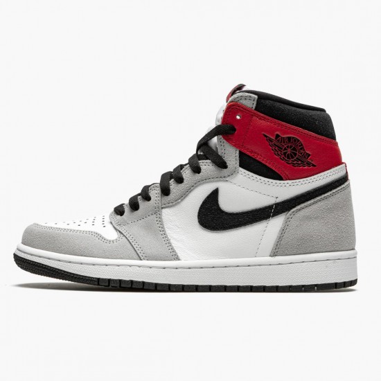 Kicksonfire Jordan 1 Retro High OG Light Smoke Grey White/Black/Light Smoke Grey V  555088-126