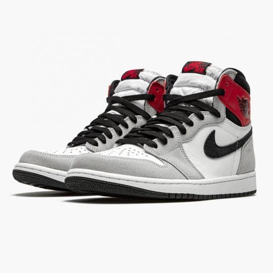 Kicksonfire Jordan 1 Retro High OG Light Smoke Grey White/Black/Light Smoke Grey V  555088-126