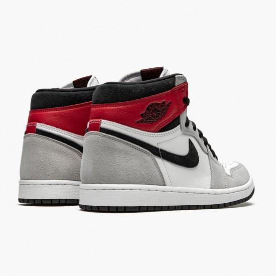 Kicksonfire Jordan 1 Retro High OG Light Smoke Grey White/Black/Light Smoke Grey V  555088-126