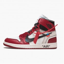 Kicksonfire Jordan 1 Retro High Off-White Chicago White/Black/Varsity Red AA3834-101