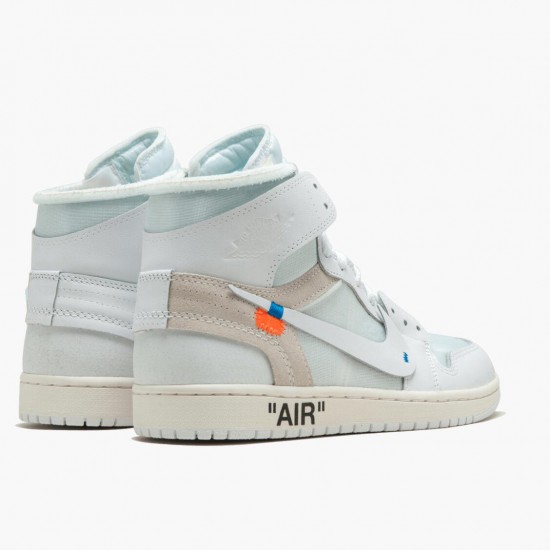 Kicksonfire Jordan 1 Retro High Off-White White White AQ0818-100