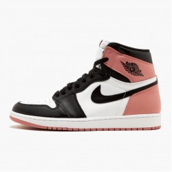 Kicksonfire Jordan 1 Retro High Rust Pink White/Black/Rust Pink 861428-101