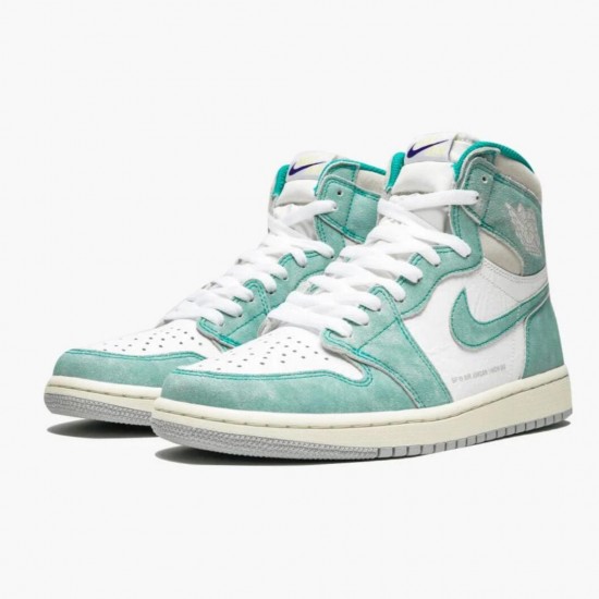 Kicksonfire Jordan 1 Retro High Turbo Green Turbo Green/Sail White 555088-311