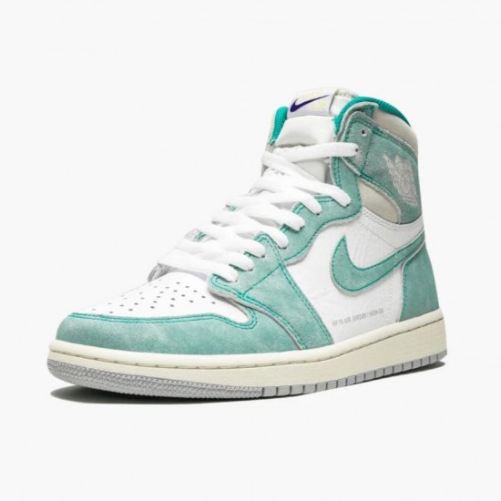 Kicksonfire Jordan 1 Retro High Turbo Green Turbo Green/Sail White 555088-311