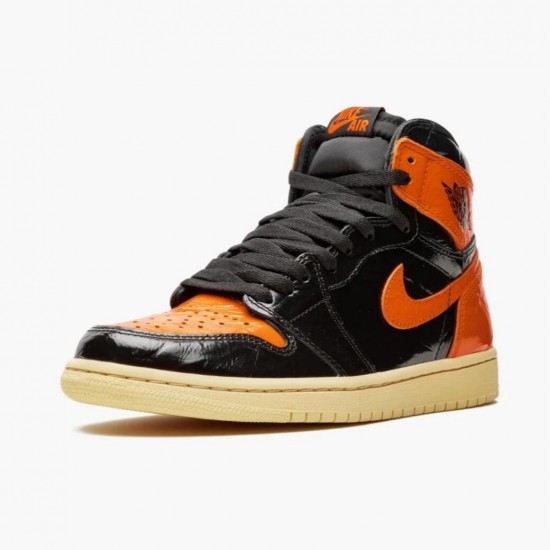 Kicksonfire Jordan 1 Retro Shattered Backboard BlackPale Vanilla Starfish Black/Pale Vanilla-Starfish 555088-028