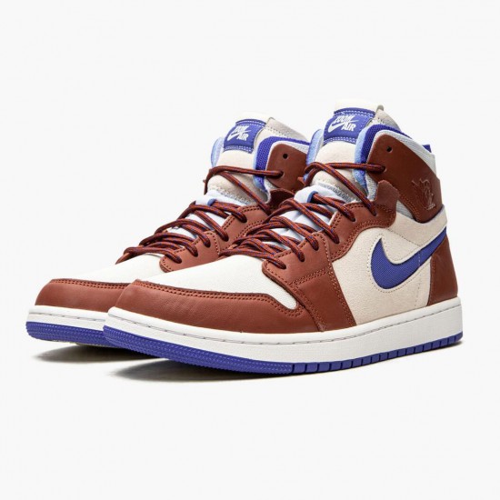 Kicksonfire Jordan 1 Zoom CMFT Team Red Team Red/Sail-Hyper Royal CT0979-104