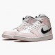 Kicksonfire Jordan 1 Mid Barely Rose Barely Rose/White/Black BQ6472-500