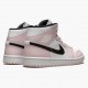 Kicksonfire Jordan 1 Mid Barely Rose Barely Rose/White/Black BQ6472-500