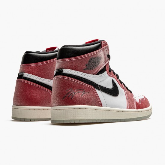 Kicksonfire Jordan 1 Retro High Trophy Room Chicago White/Varsity Red/Sail Black DA2728-100