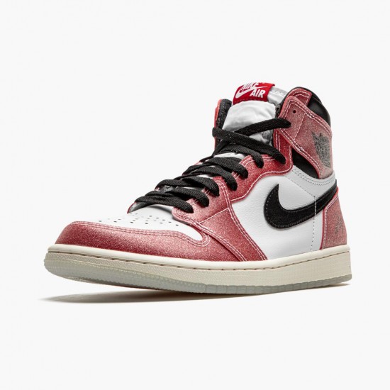 Kicksonfire Jordan 1 Retro High Trophy Room Chicago White/Varsity Red/Sail Black DA2728-100