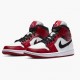 Kicksonfire Jordan 1 Mid Chicago 2020 White/Gym Red/Black 554724-173