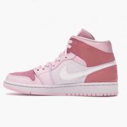 Kicksonfire Jordan 1 Mid Digital Pink Digital Pink/White Pink/Foam Sail CW5379-600