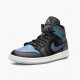 Kicksonfire Jordan 1 Mid Iridescent Black Black/Pale Ivory/Multi Color  BQ6472-009