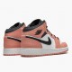 Kicksonfire Jordan 1 Mid Pink Quartz Pink Quartz/DK Smoke Grey  555112-603