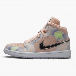 Kicksonfire Jordan 1 Mid SE P(Her)spectate Washed Coral Chrome  Washed Coral/Chrome/Light Whistle CW6008-600