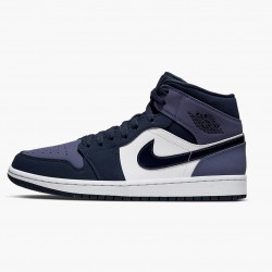 Kicksonfire Jordan 1 Mid Sanded Purple Obsidian/Sanded Purple/White  554724-445