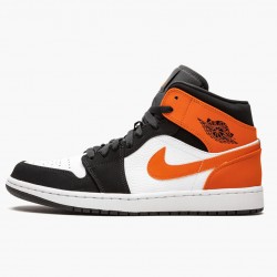 Kicksonfire Jordan 1 Mid Shattered Backboard Black/White Starfish  554724-058