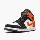 Kicksonfire Jordan 1 Mid Shattered Backboard Black/White Starfish  554724-058