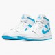 Kicksonfire Jordan 1 Mid UNC University Blue/White  BQ6472-114