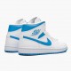 Kicksonfire Jordan 1 Mid UNC University Blue/White  BQ6472-114