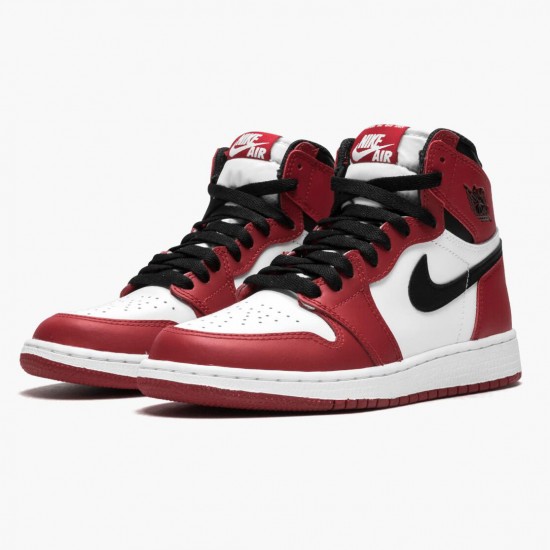 Kicksonfire Jordan 1 Retro Chicago White/Black Varsity Red  575441-101